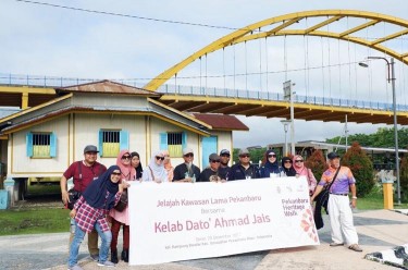 Jelajahi Sejarah Kawasan Lama Pekanbaru Bersama Pekanbaru Heritage Walk