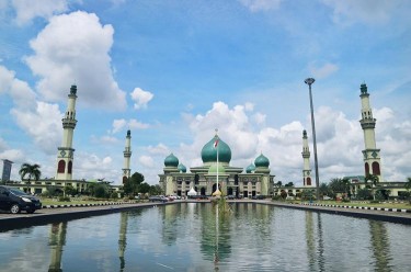 Masjid Agung An-Nur, Keindahan Taj Mahal ala Pekanbaru!