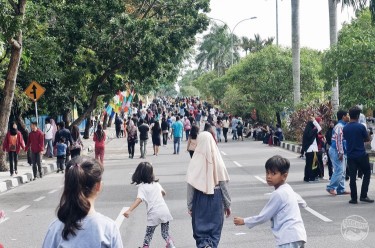 Inilah Area Parkir Car Free Day (CFD) Jalan Diponegoro