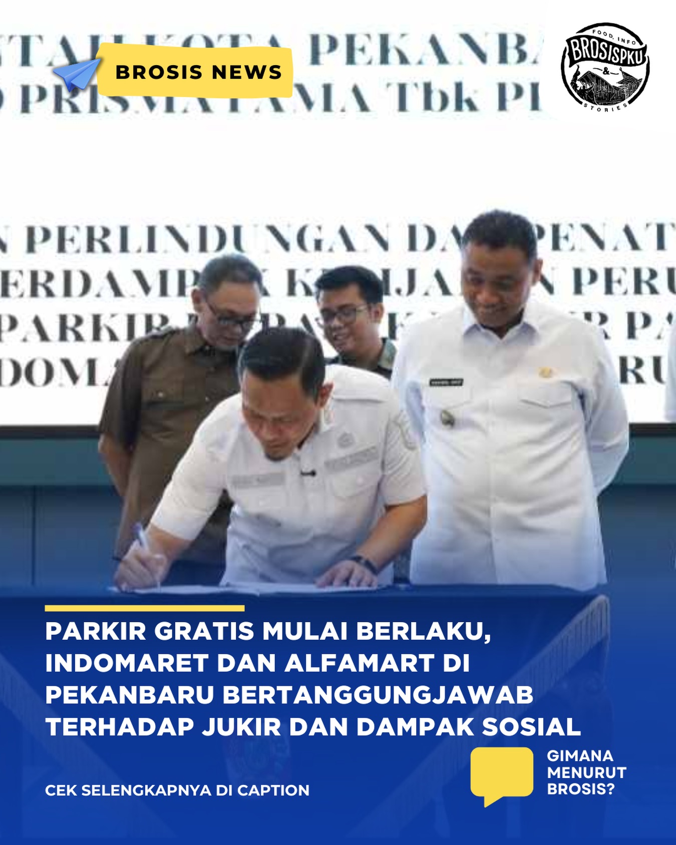 Free Parking in Pekanbaru from January 2026