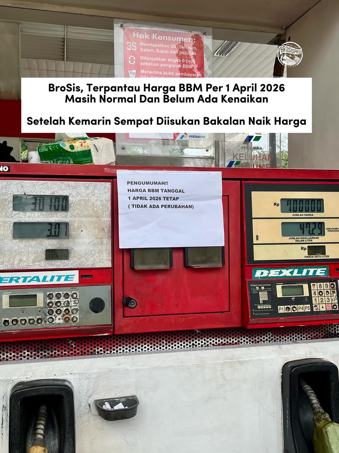 Pekanbaru: Harga BBM Stabil