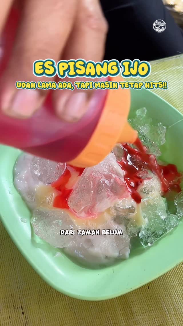 Sensasi Es Pisang Ijo di Pekanbaru