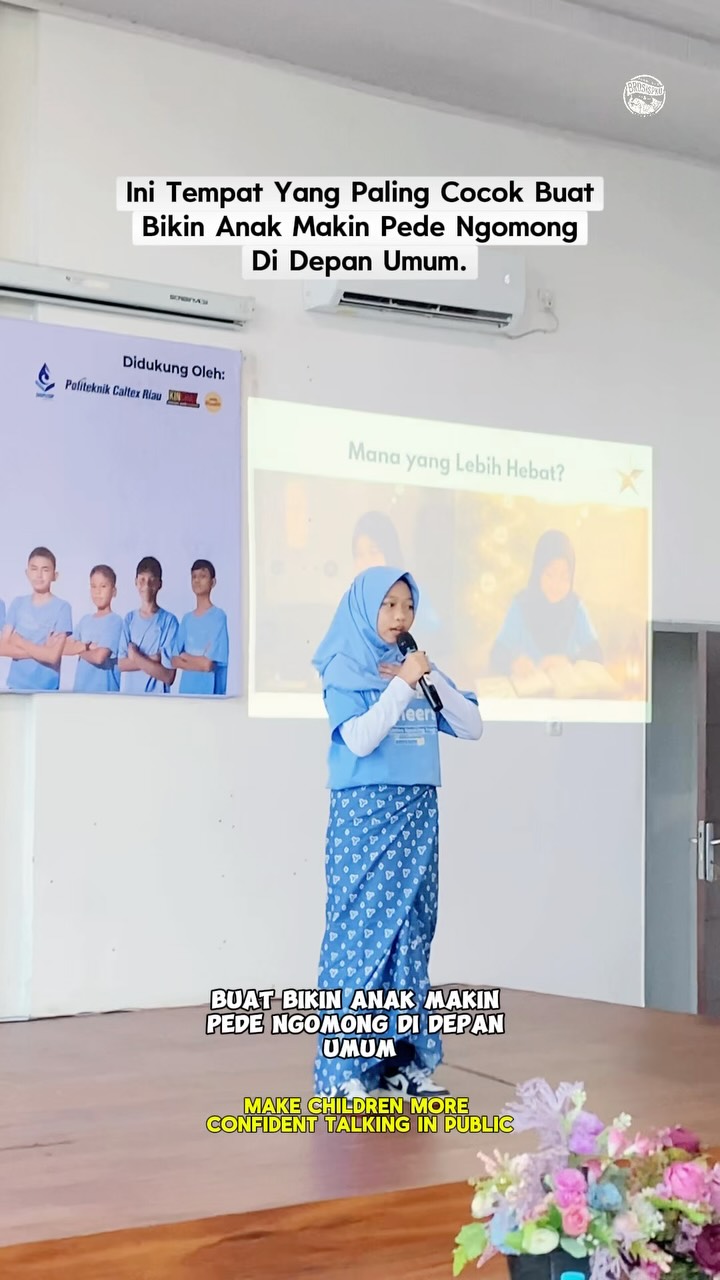 Find Public Speaking Program Pekanbaru for Kids and Teens