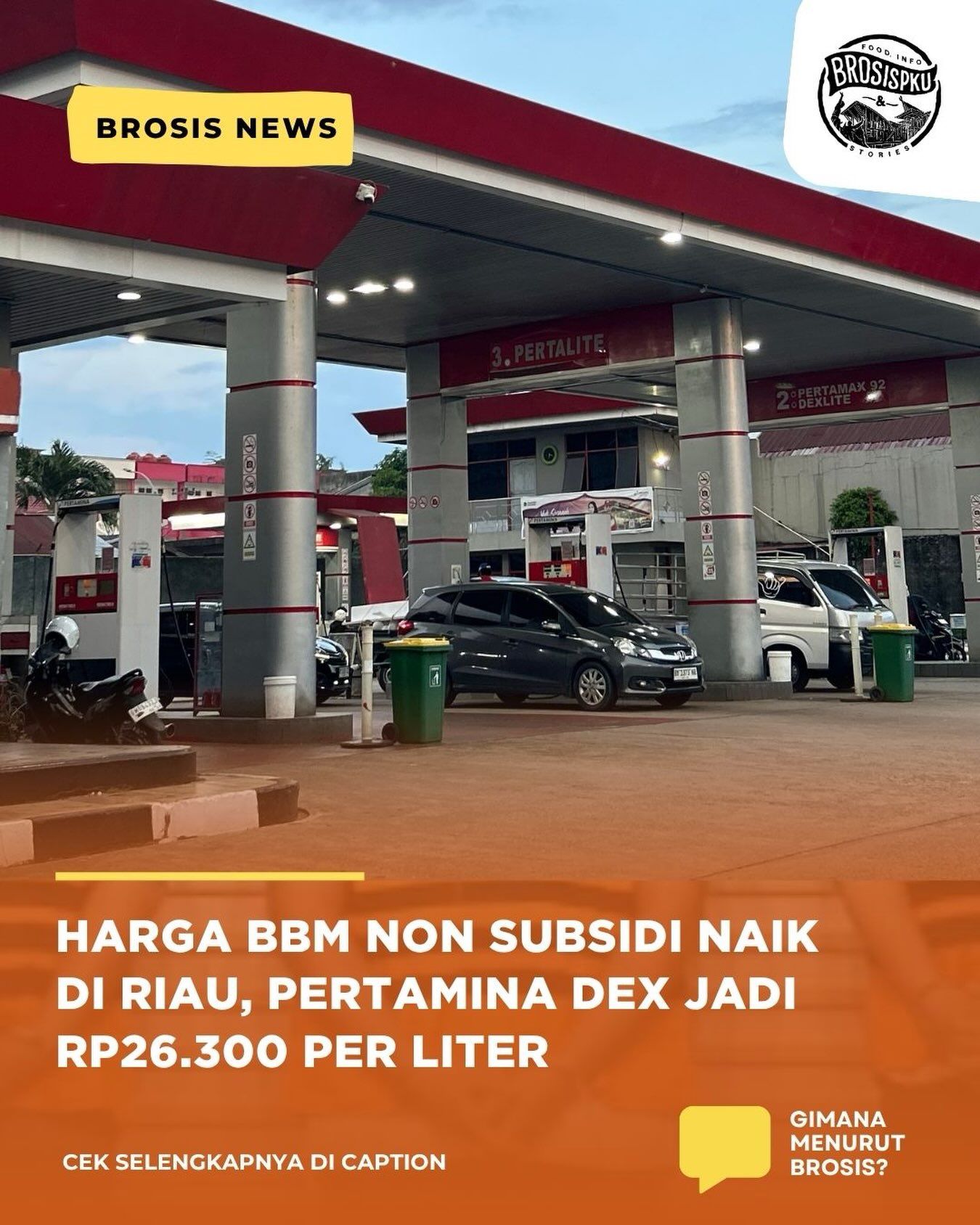 Harga BBM Non-Subsidi di Pekanbaru Update September 2026