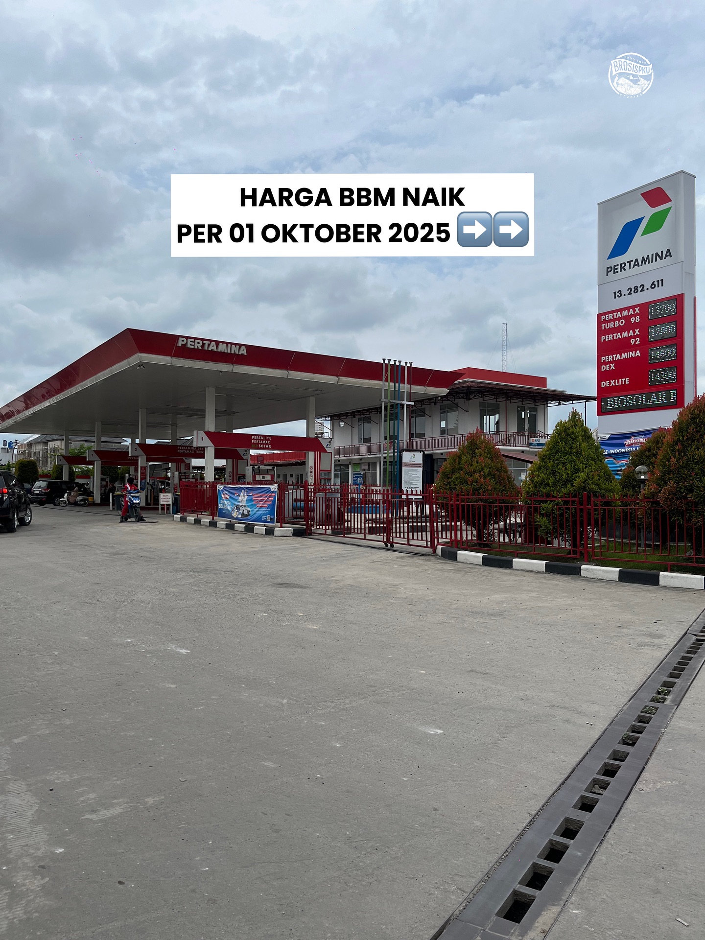 2025年10月1日起Pekanbaru燃油价格