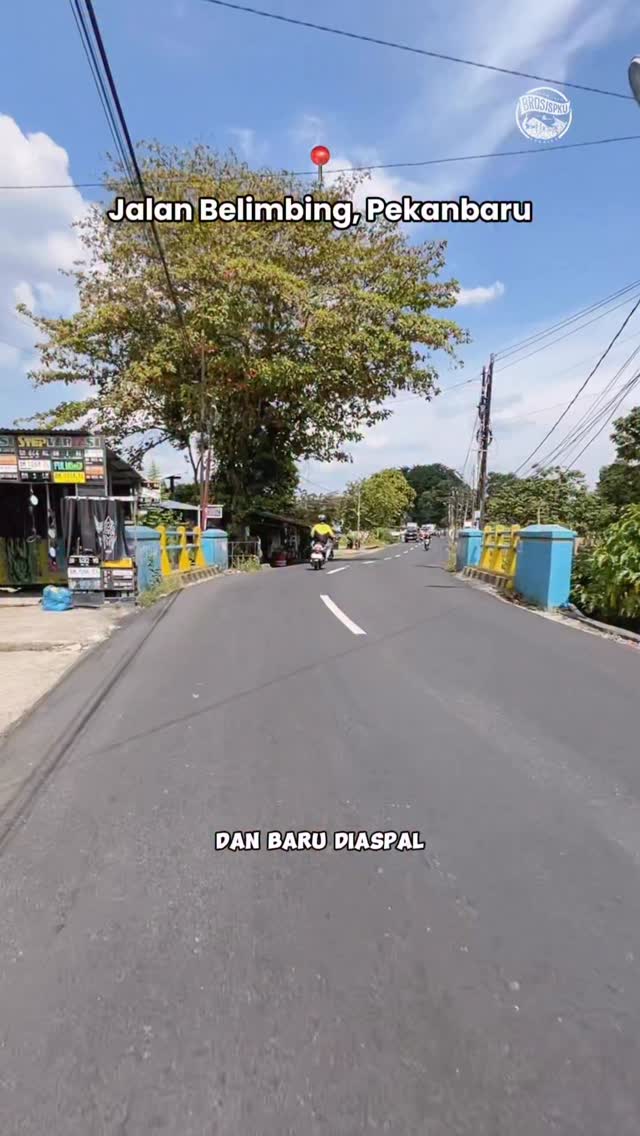 Jalan Belimbing Pekanbaru Mulus Kembali