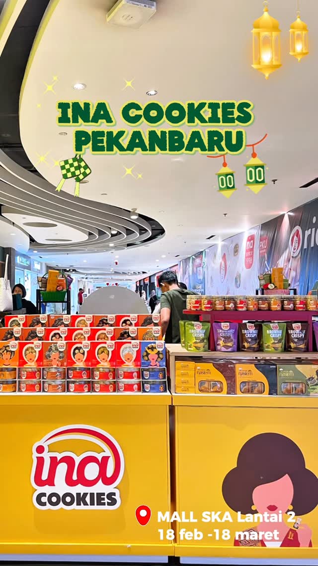 Ina cookies kue kering Bandung

Hadir di Pekanbaru

Di SKA MALL lantai 2
18 Februari - 18 Maret 2026

Tersedia berbagai kue kering , parcel dan hampers cantik

Dicari  reseller & Agen Pekanbaru 

Wa 081288903215

Ig. inacoocookies.pekanbaru.disbtr

Ditunggu yaa warga Pekanbaru

#brosispku #brosis #pku #pekanbaru #riau inacookies
