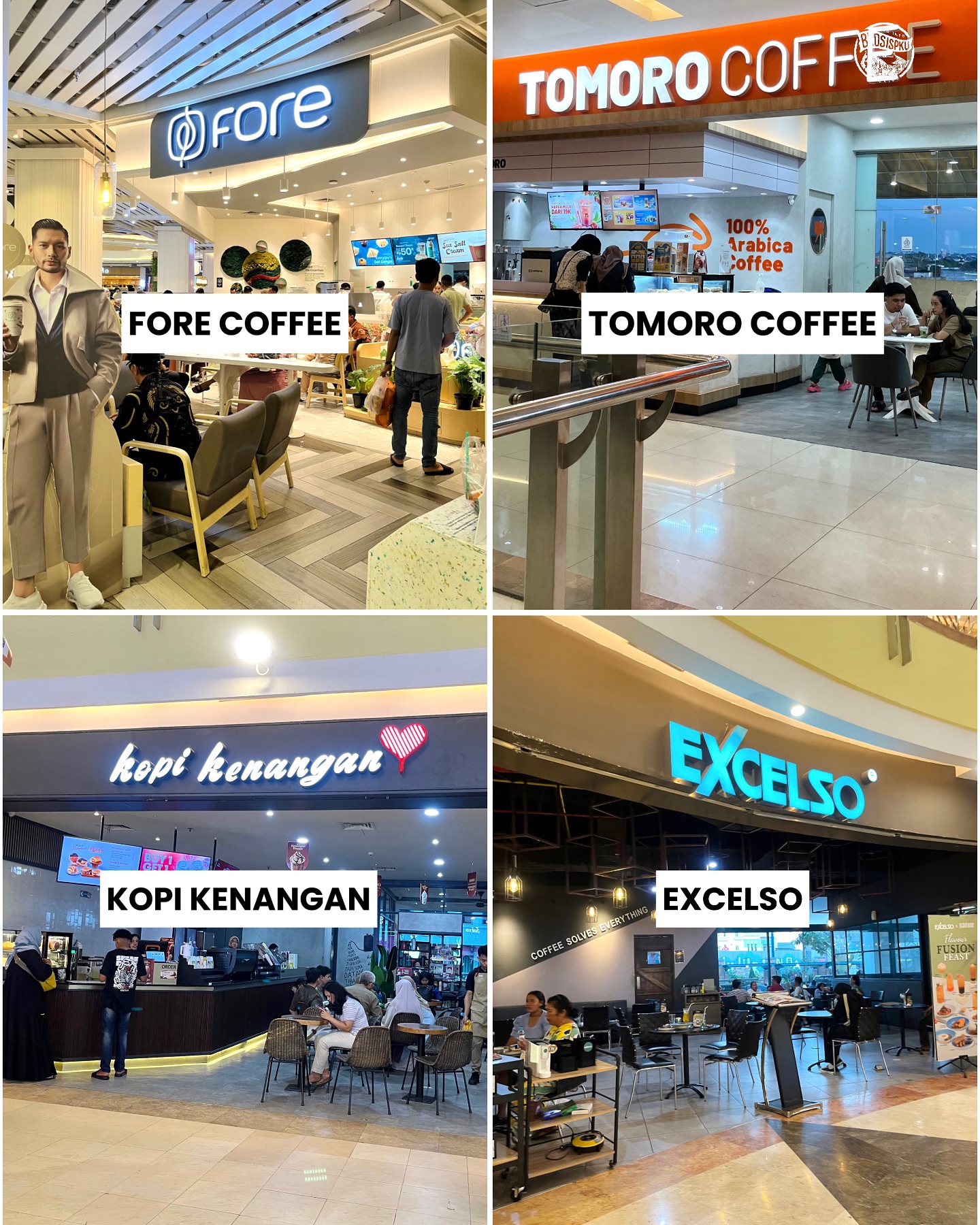 Kedai Kopi Hits di Pekanbaru Mall
