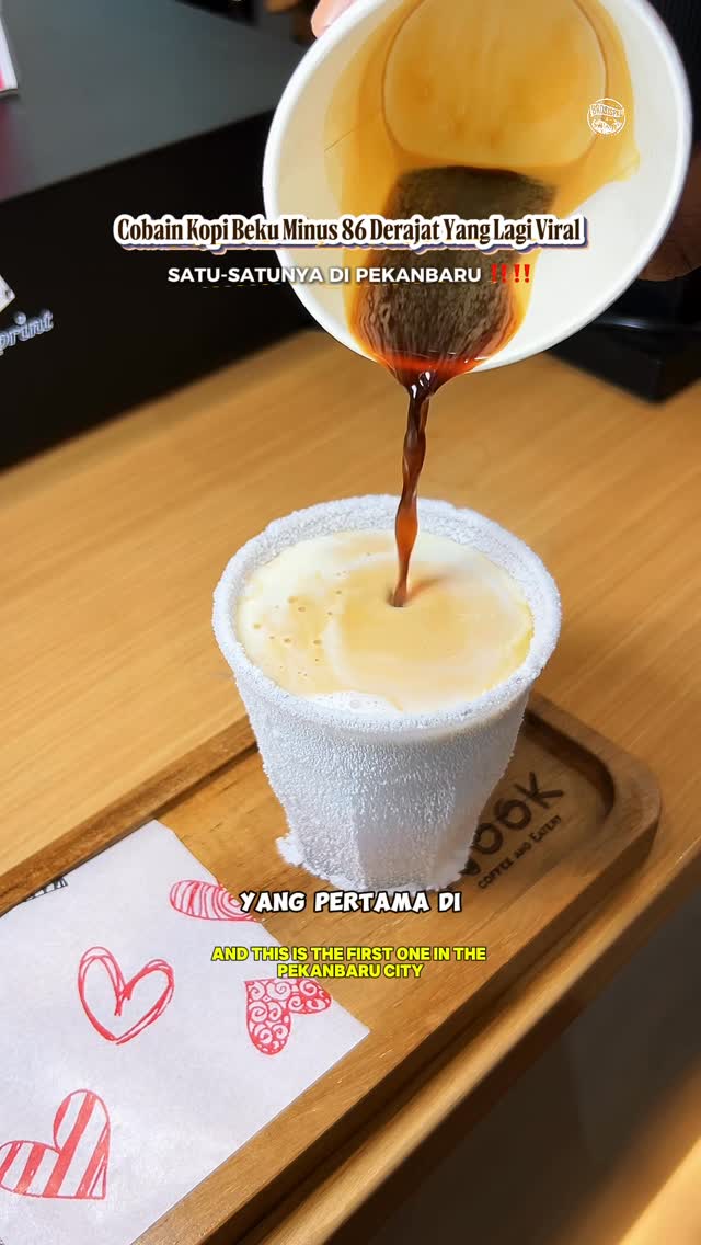 First -86° Frozen Coffee in Pekanbaru