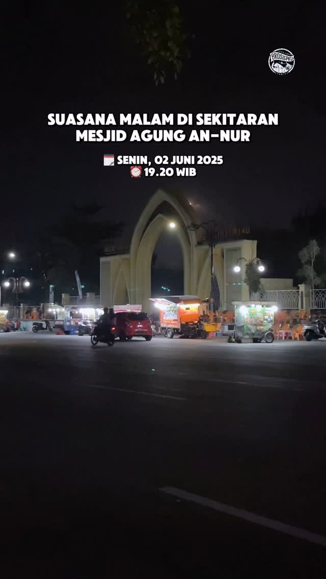 Malam Memukau di Pekanbaru: Mesjid Agung An-Nur