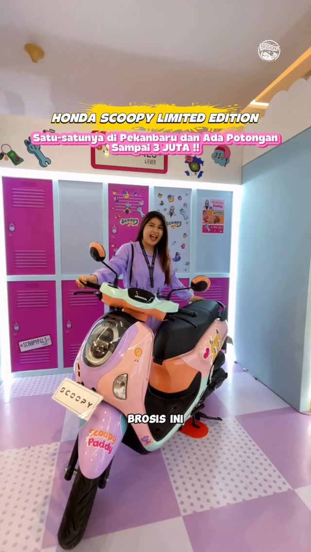Scoopy X Paddy Limited Edition di Pekanbaru