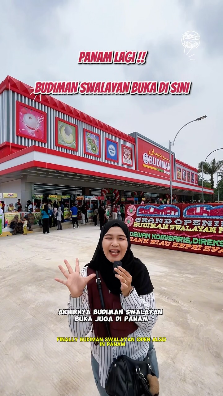 Budiman Swalayan Panam, Pekanbaru 완전 쇼핑