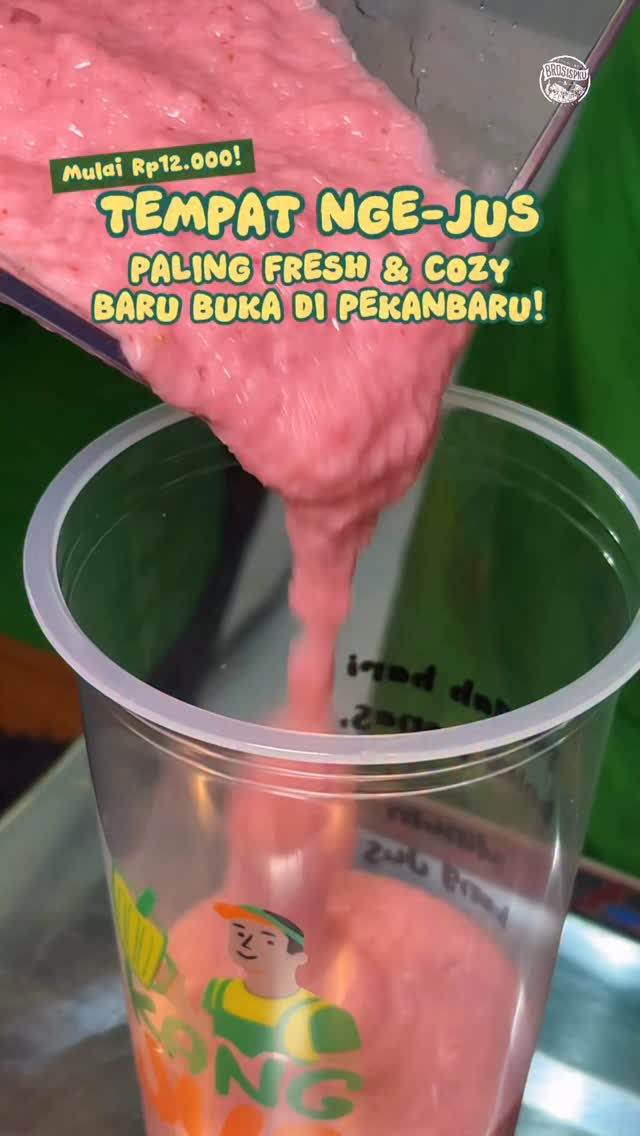 Fresh Juice at Kang Jus in Pekanbaru