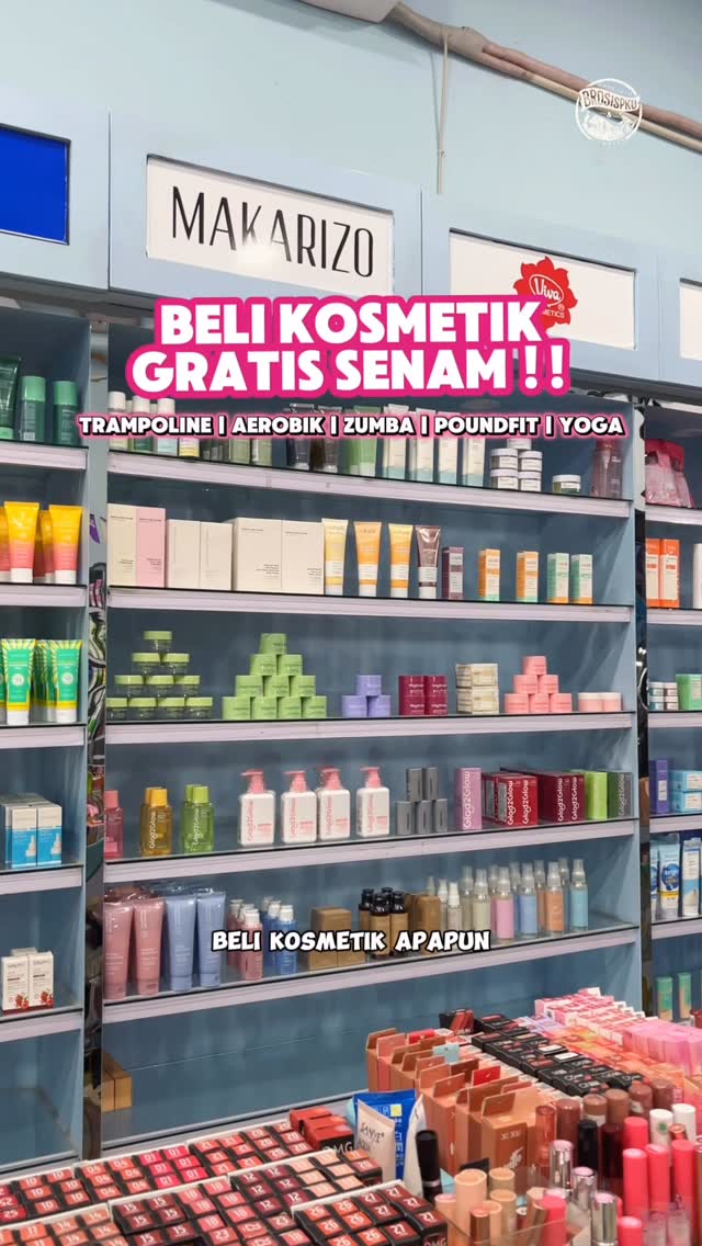Senam Gratis Belanja Kosmetik di Pekanbaru