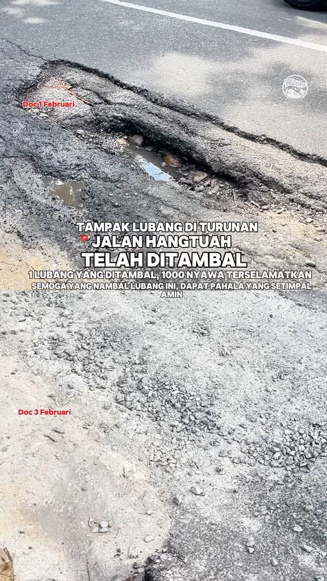 Jalan Hangtuah Pekanbaru Kini Lebih Selamat