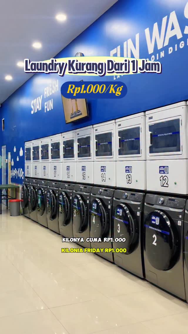Laundry Self-Service Praktis di Pekanbaru
