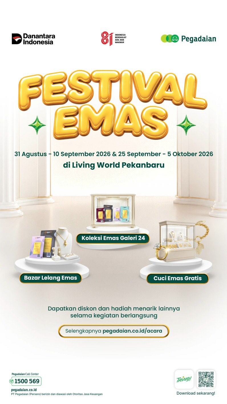 Festival Emas Pegadaian Tiba di Pekanbaru