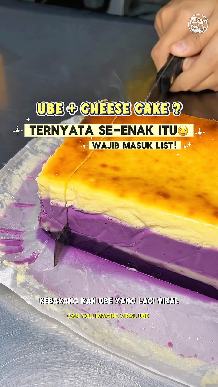 Ube Basque Burnt Cheese Cake Edisi Terhad di Pekanbaru