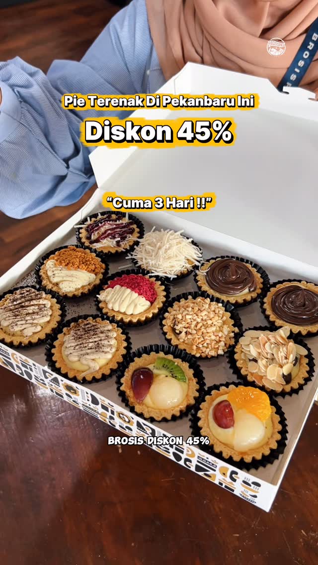 45% Off Delicious Pies in Pekanbaru