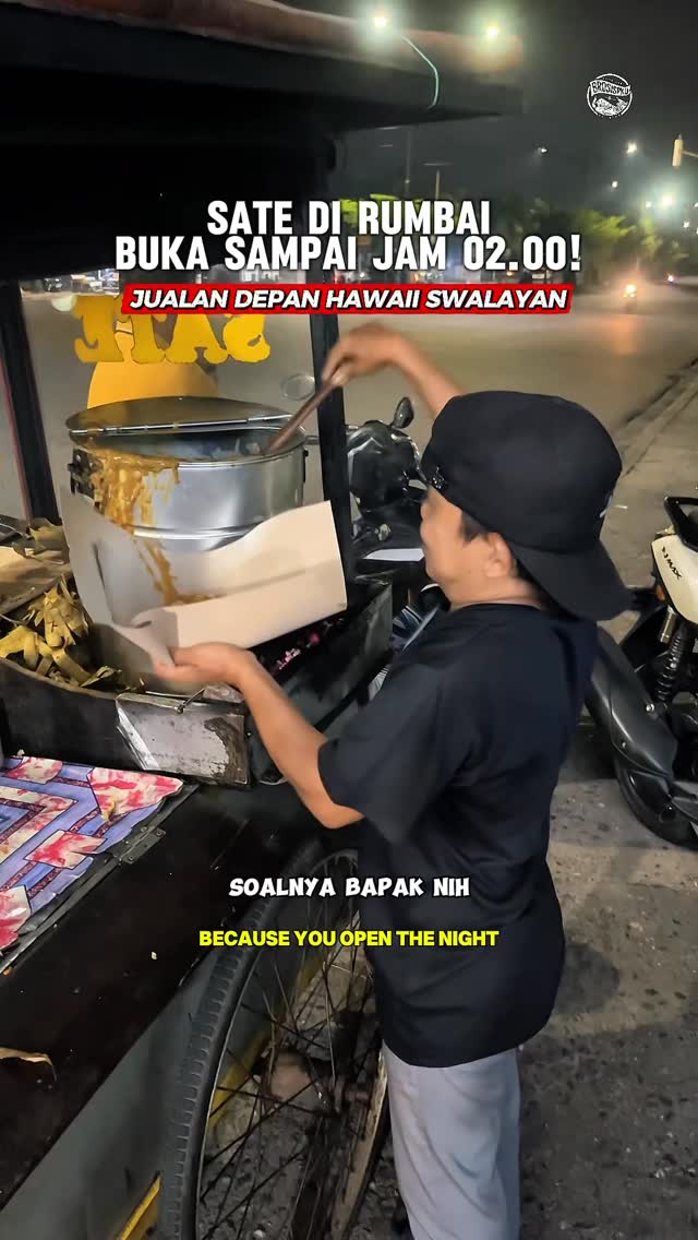 Menikmati Sate Malam Khas Pekanbaru