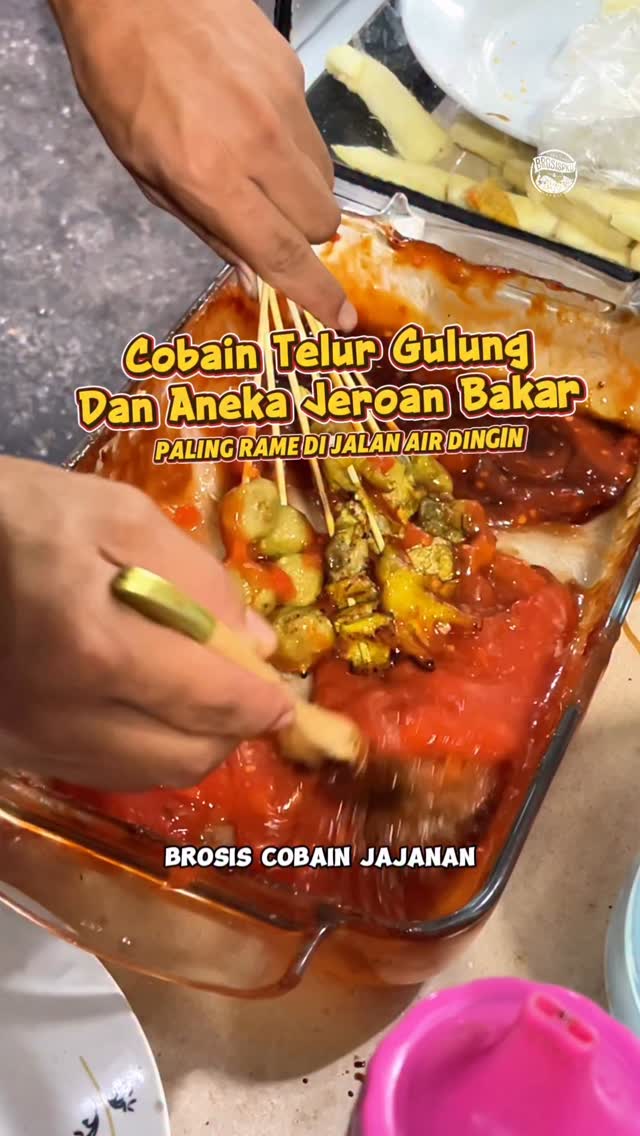 Mencoba Telur Gulung & Jeroan Bakar Pekanbaru