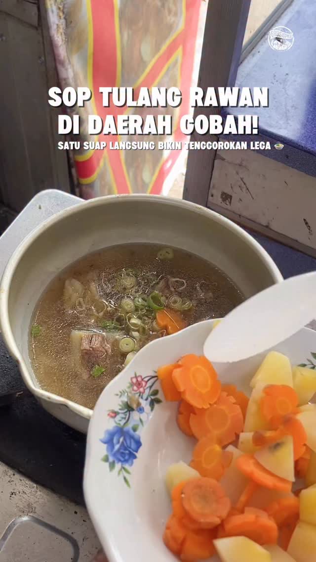 Sop Tulang Rawan Pekanbaru, Kuah Gurih, Tulang Empuk