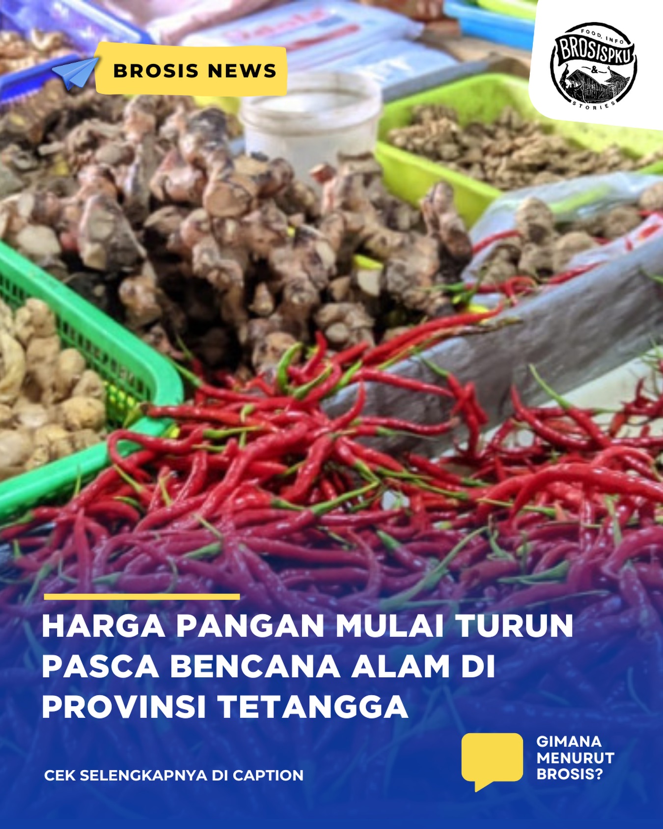 Pasar Cik Puan Pekanbaru: Harga Sembako Turun