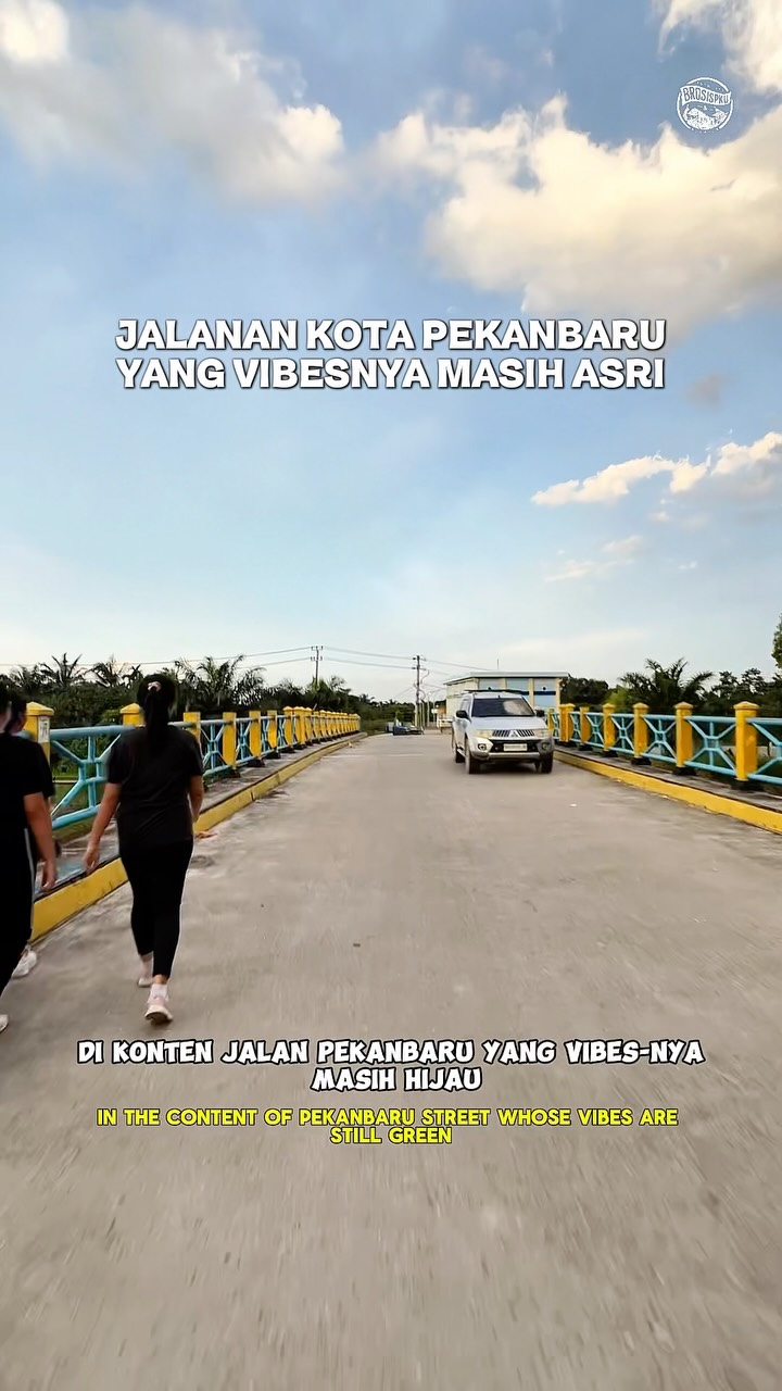 Jalan Teduh di Pekanbaru yang Masih Asri