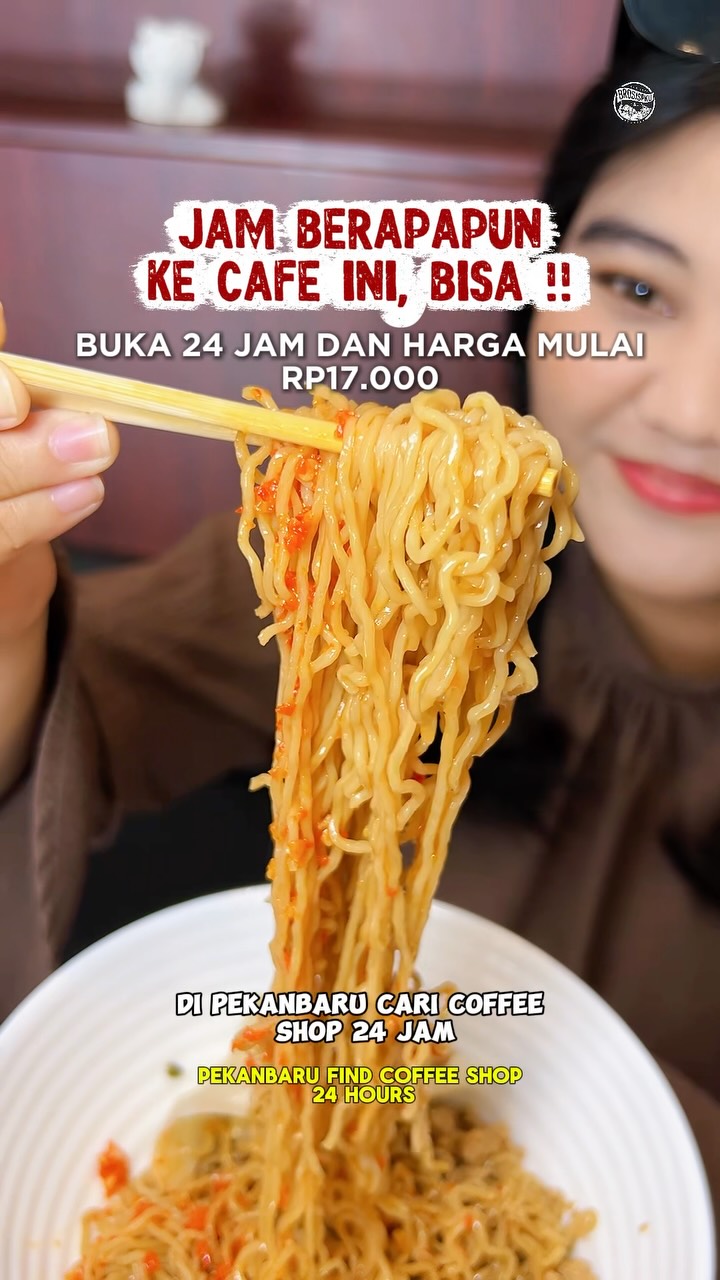 Cari Kedai Kopi 24 Jam Estetik di Pekanbaru