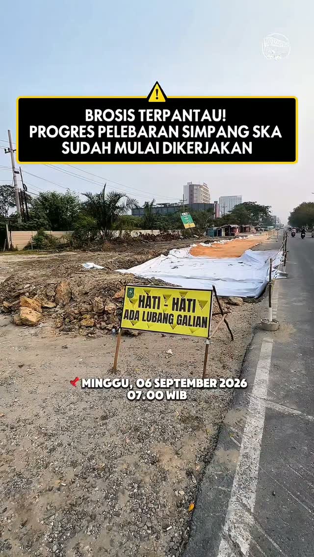 Progres Pelebaran Jalan di Pekanbaru Sudah Terlihat