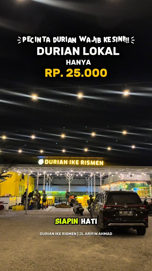 Pesta Durian di Pekanbaru dari IDR25,000