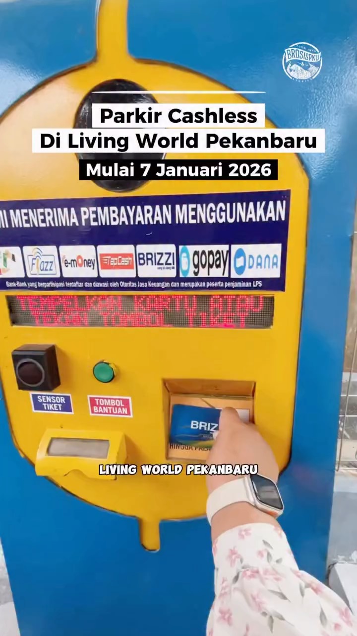 Parkir Tanpa Tunai di Pekanbaru Mulai Januari