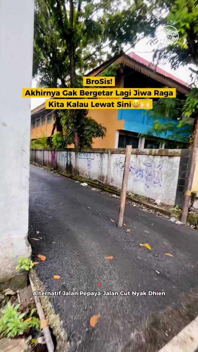 Jalan Alternatif Cut Nyak Dhien-Pepaya di Pekanbaru