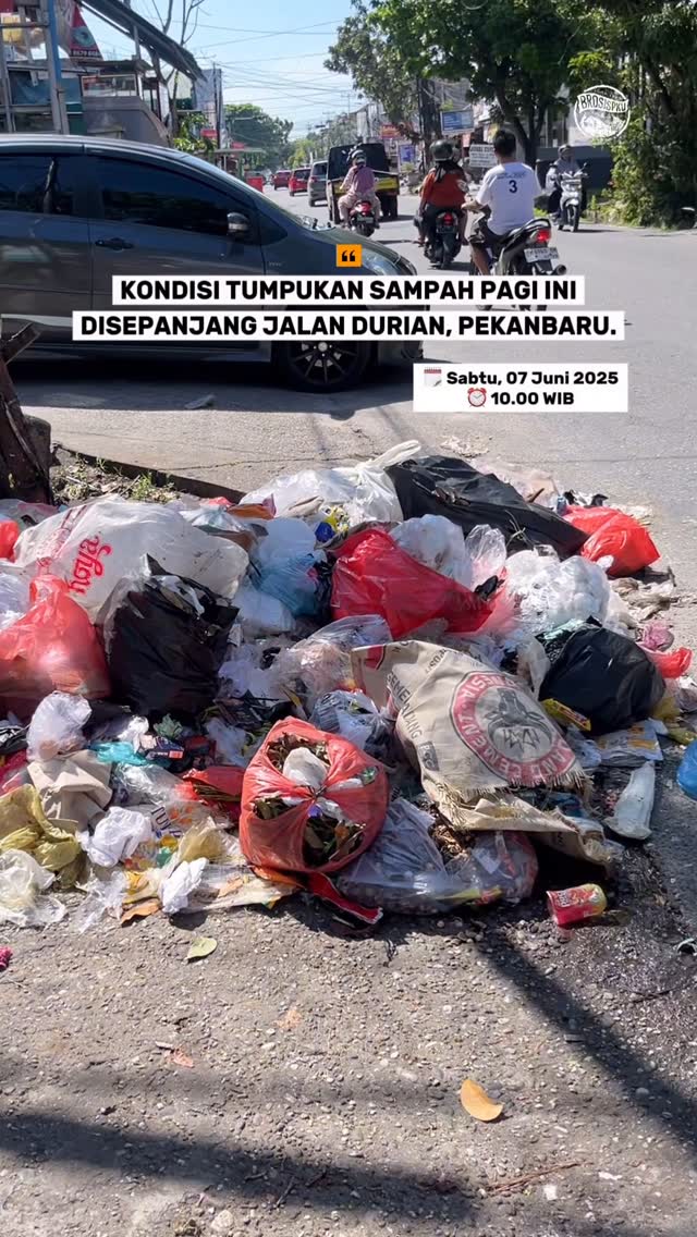 Cabaran Kebersihan di Jalan Durian Pekanbaru