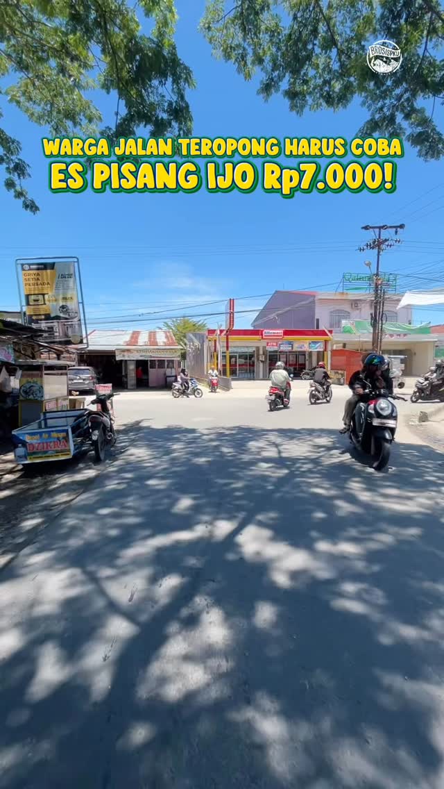 Cicip Es Pisang Ijo Otentik Pekanbaru