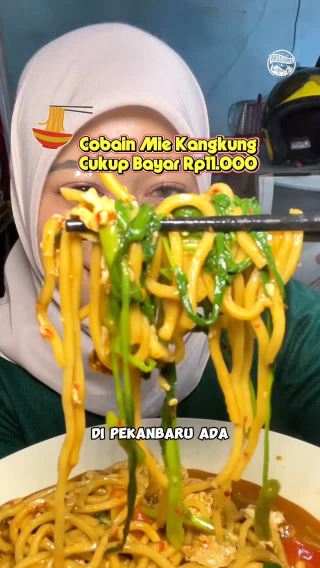 Cicip Mie Kangkung Pekanbaru di Gindo
