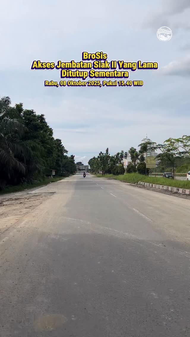 Penutupan Sementara Jembatan Siak II Pekanbaru