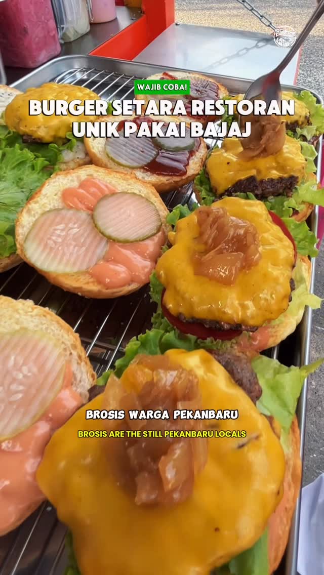 Pengalaman Burger Bajaj Unik di Pekanbaru
