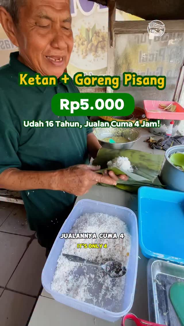Pulut Goreng Pisang Legendaris di Pekanbaru