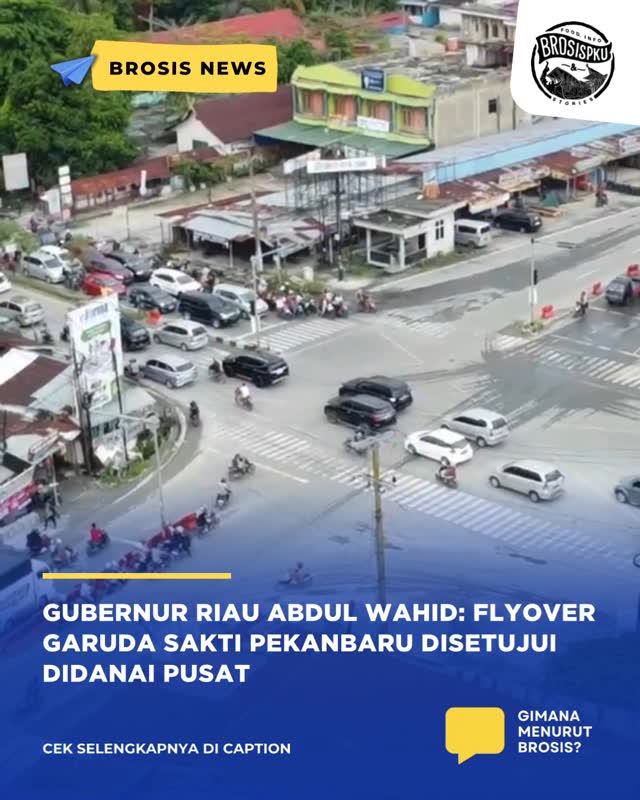 New Garuda Sakti Flyover in Pekanbaru Underway