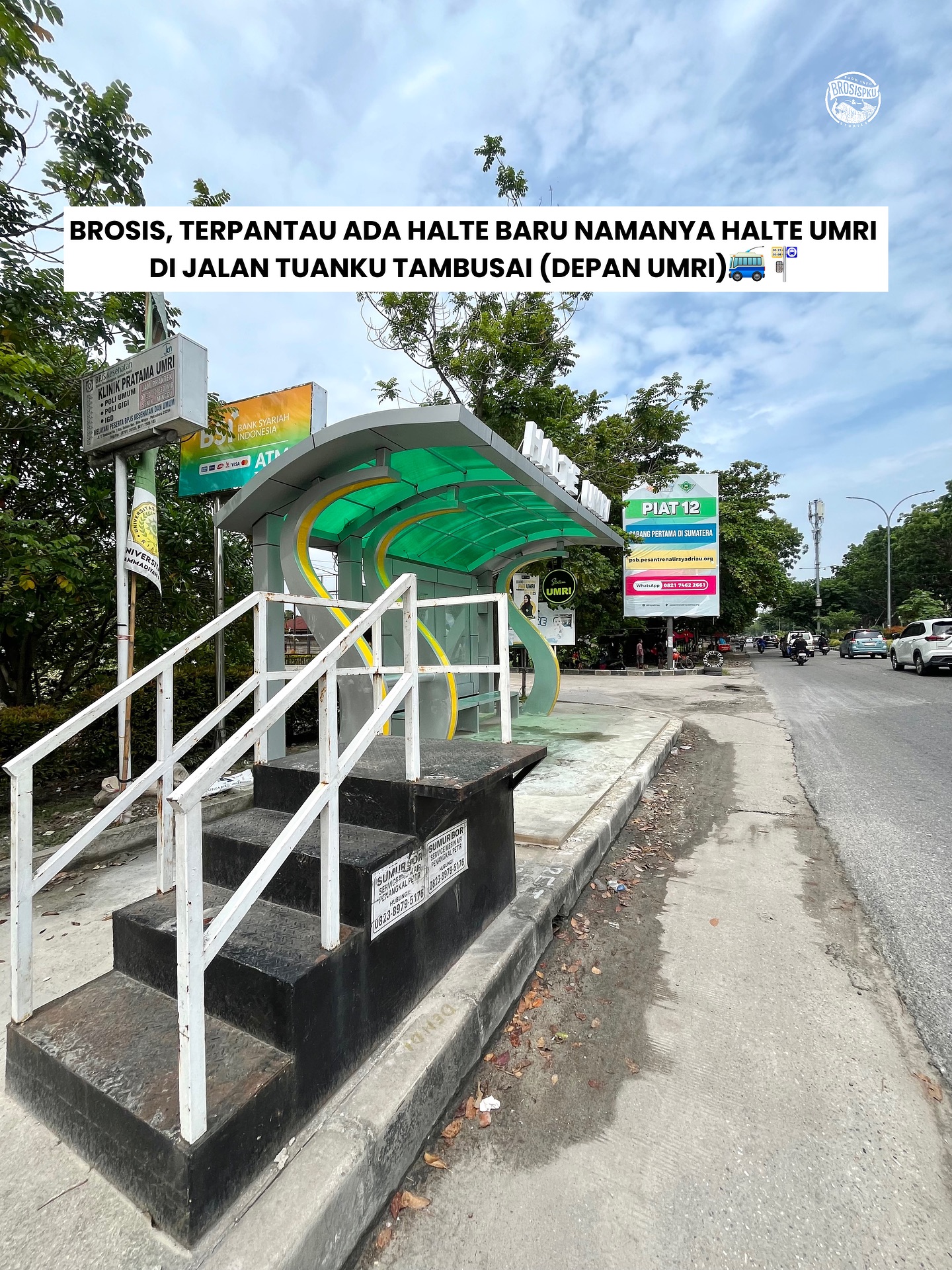 Navigasi Halte UMRI Pekanbaru dengan Mudah