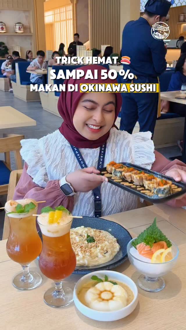 Diskon 50% di Okinawa Sushi Pekanbaru