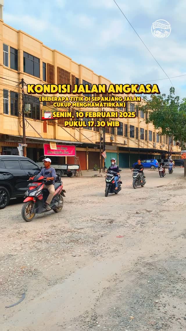 Pantauan Jalan Angkasa Pekanbaru Sore Ini