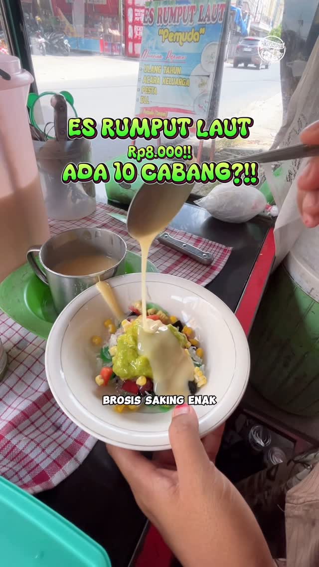 Kesegaran Ais Rumput Laut di Pekanbaru