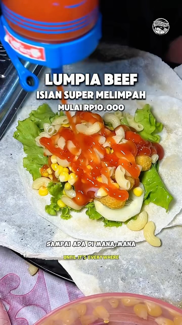 Lumpia Beef Mama Aca, Snek Viral di Pekanbaru