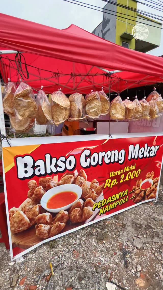 Cicip Bakso Goreng Mekar dan Kerupuk Jengkol di Pekanbaru