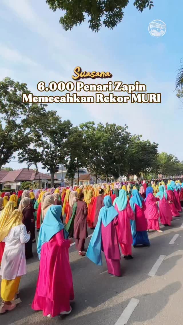 6.000 Penari Zapin Pecahkan Rekor MURI di Pekanbaru