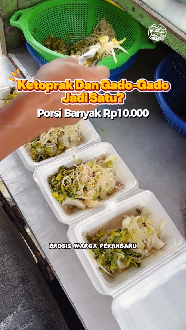 Ketoprak Gado-Gado Unik di Pekanbaru