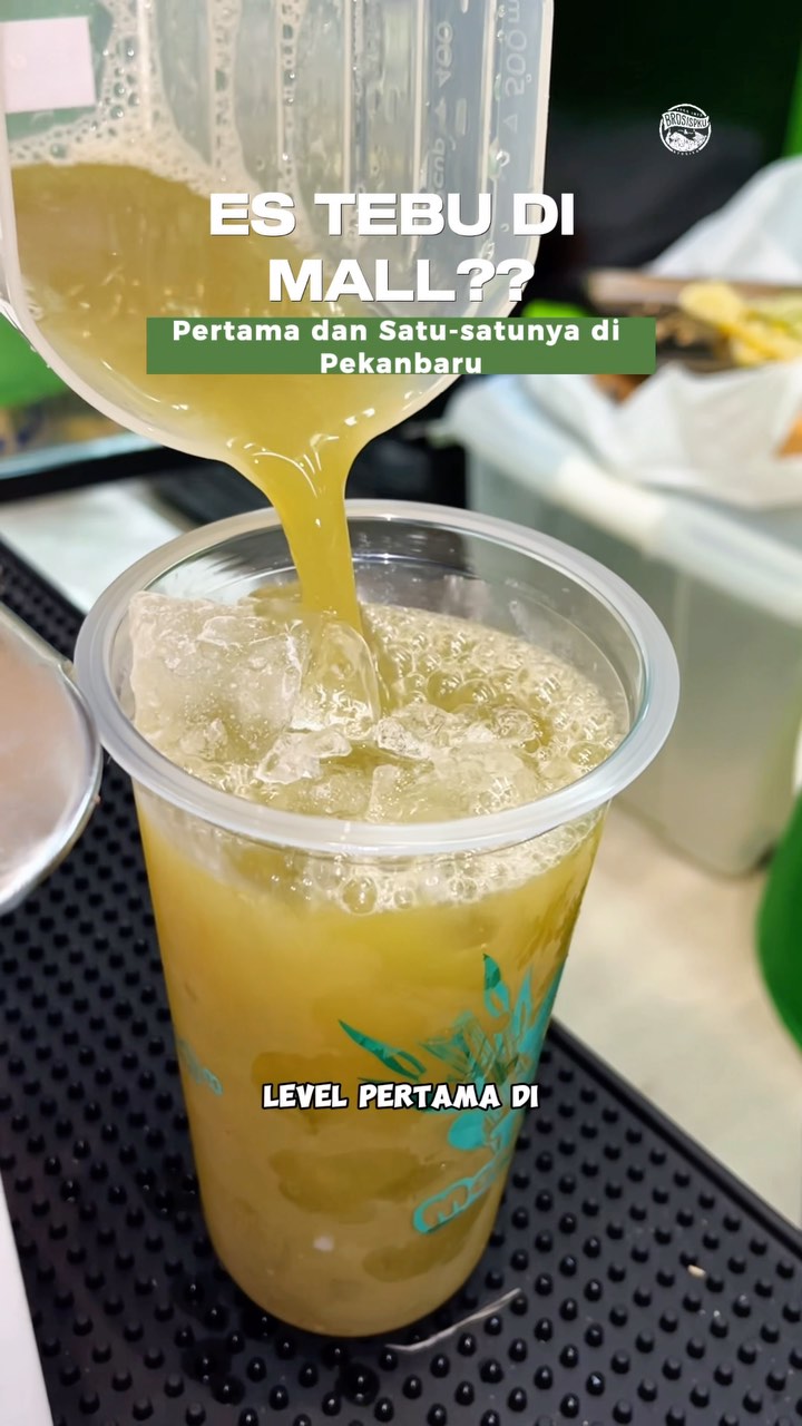 Es Tebu Unik di Mal SKA Pekanbaru