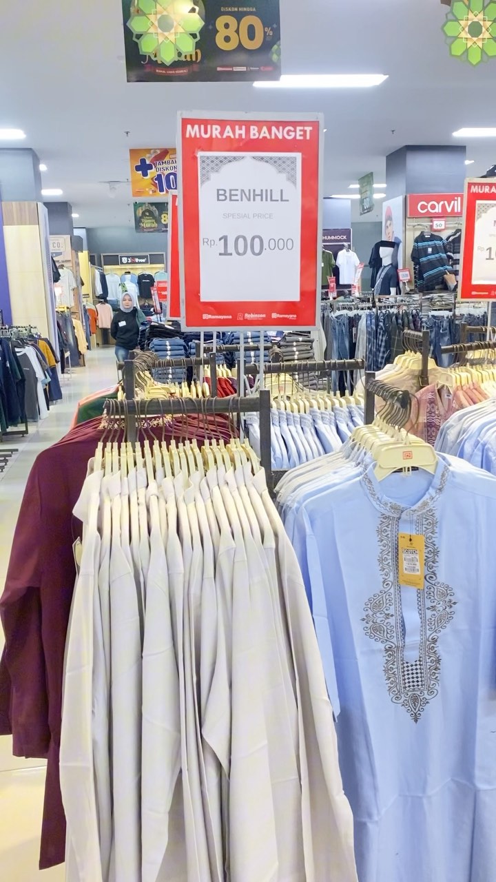 Pekanbaru: Baju Lebaran Muslim Hanya 100 Ribu